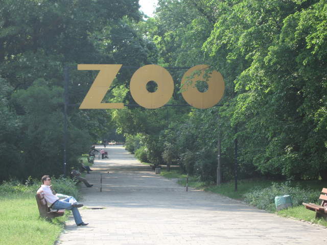 Entrance to Warsaw Zoo