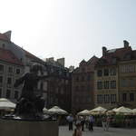 Mermaid of Warsaw in the Old Town Square