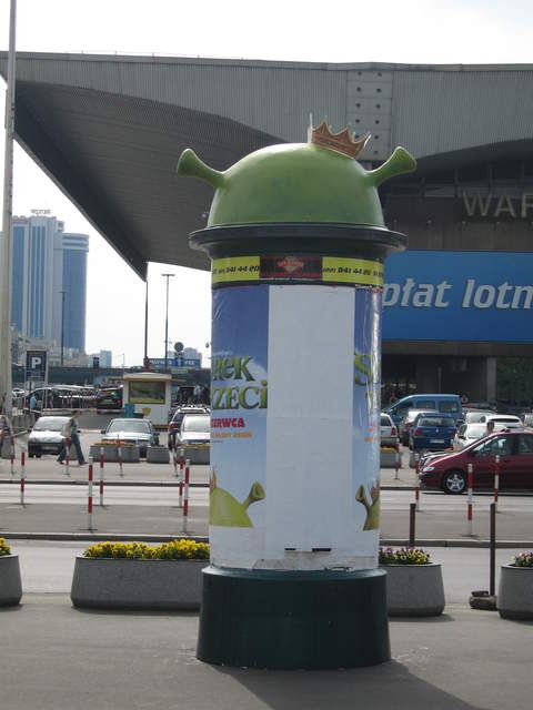 Shrek 3 Advertising in Warsaw