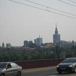 The Palace of Culture and Science from the Wisła river