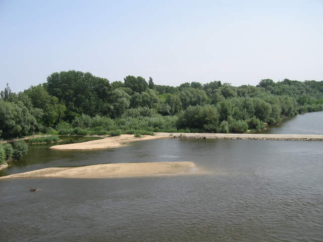 The banks of the Wisła river