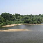 The banks of the Wisła river
