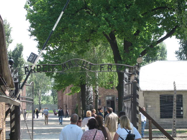 Entrance to Auschwitz