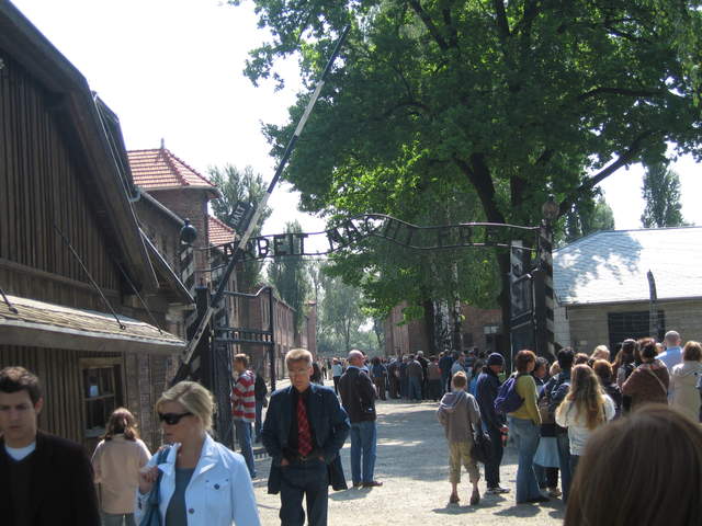 Entrance to Auschwitz