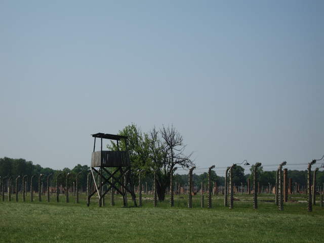 Watchtower at Birkenau