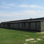 Wooden building at Birkenau