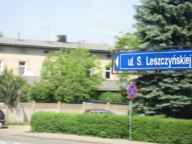 Leszczynsiej roadsign
