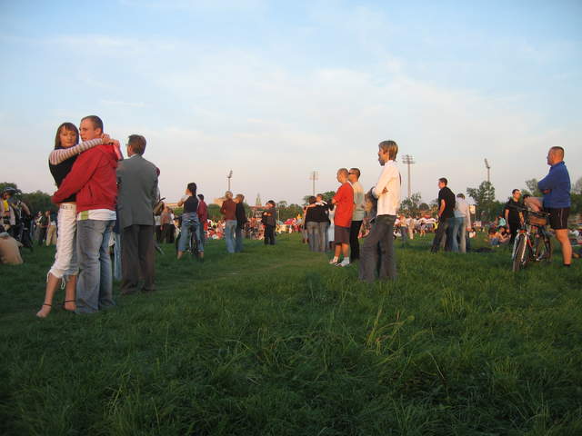 The crowd at the Recycling Festival