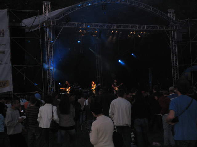 Stage after dark