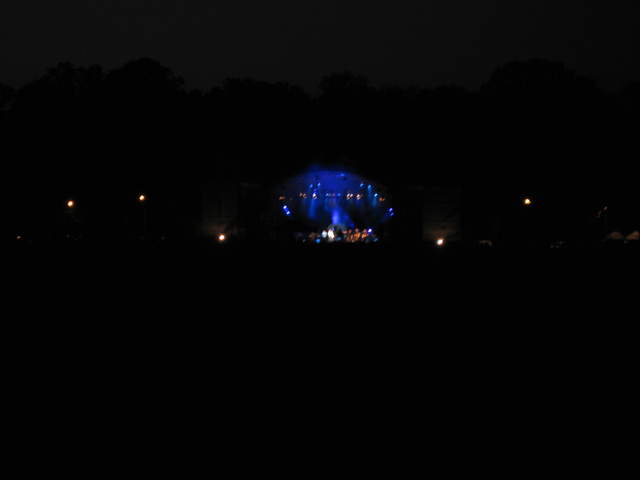 Stage after dark