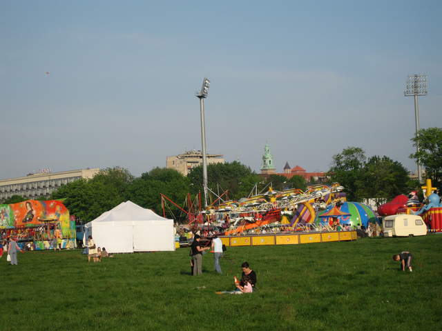 Fairground at the Recycling Festival 2007
