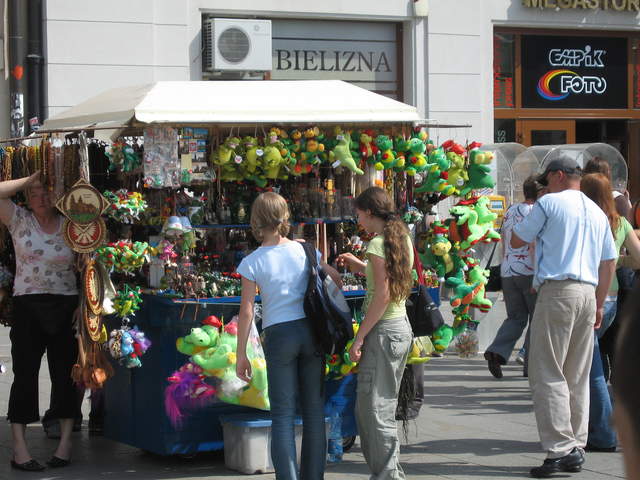 Dragon stall in the market square
