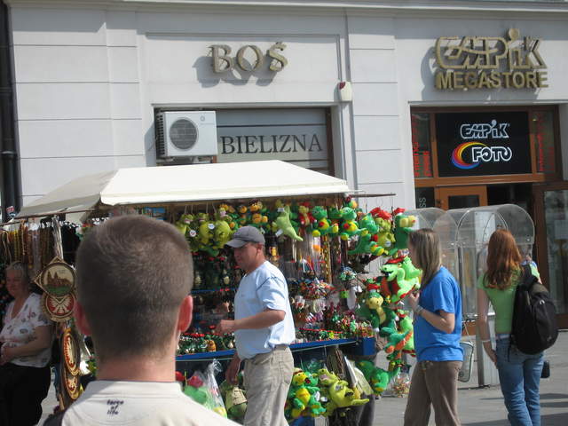 Dragon stall in the market square