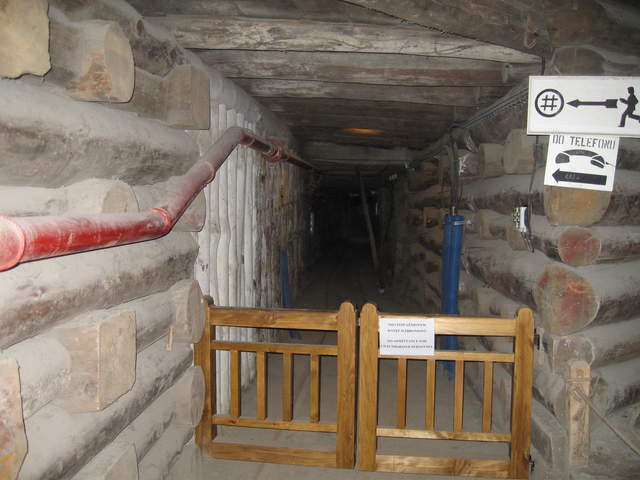 Corridor at Wieliczka Salt Mines