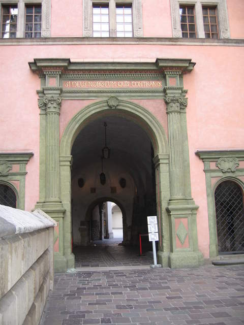 Wawel Hill Castle Courtyard