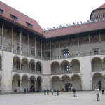 Wawel Hill Castle Courtyard