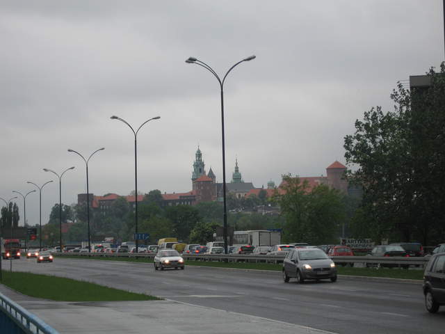 On the way to Wawel Hill
