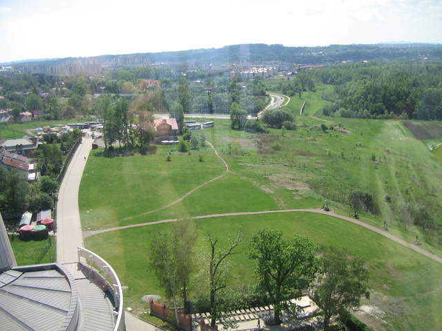 View from tower at the Sanctuary of God's Mercy 