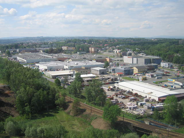 Lagiwienki from tower at the Sanctuary of God's Mercy 