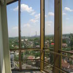 Towards Krakow from tower at the Sanctuary of God's Mercy 