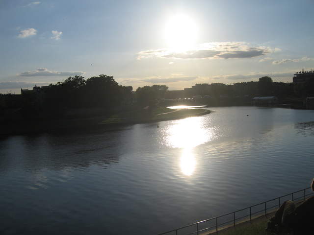 Sunset of the Wisła