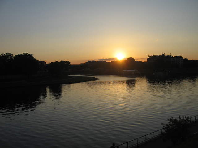 Sunset of the Wisła