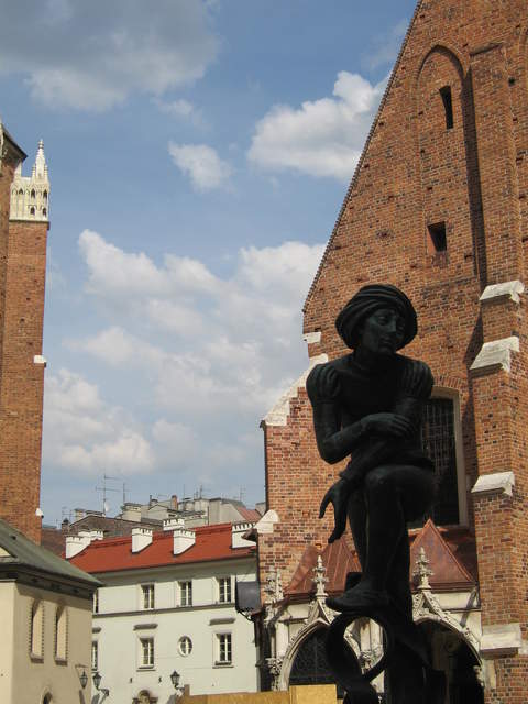 Statue around the back of St Mary's Church