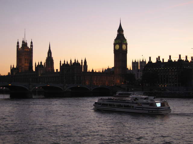 Big Ben at sunset