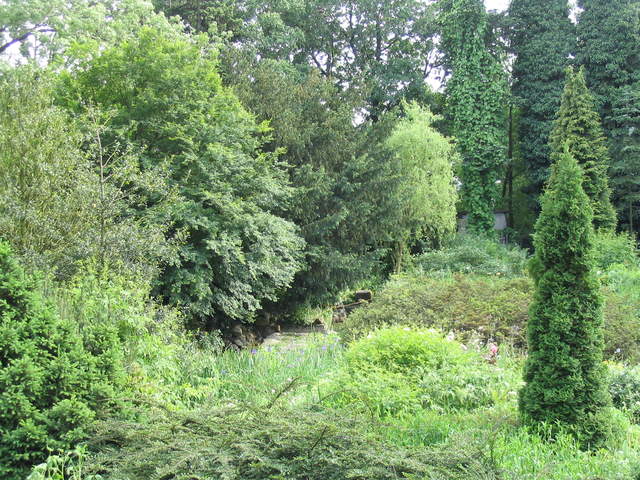Gardens on top of Petřín Hill