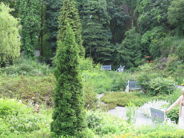 Gardens on top of Petřín Hill