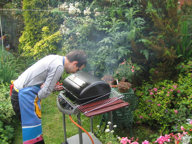 Nick, checking it's reached 200°C