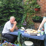 Food at the barbeque