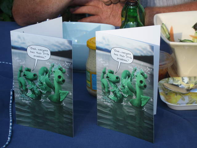 Nick and I's clever choice of exceedingly similar cards