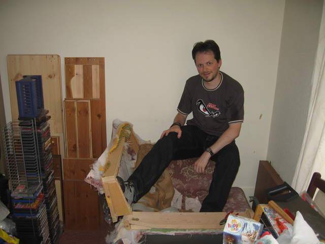 Nick and his handiwork