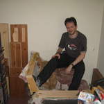 Nick and his handiwork