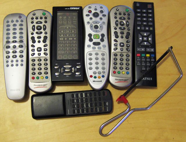 Controllers, for the MythTV hacks
