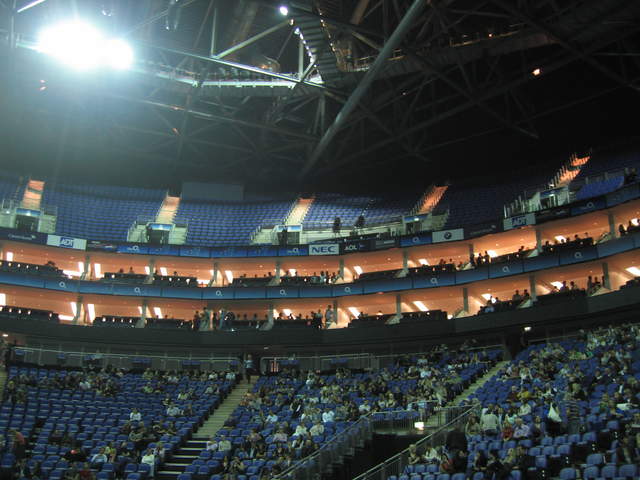 Inside the O2 Arena