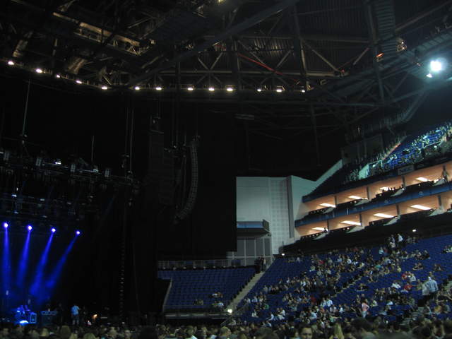 Inside the O2 Arena