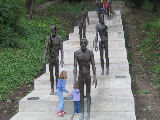 Communist Memorial at the base of Petřín Hill
