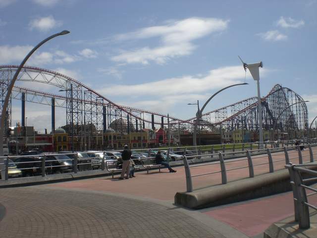 The Big One from the promenade