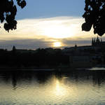 Sunset over St Vitus's Cathedral
