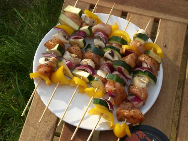Chicken kebabs