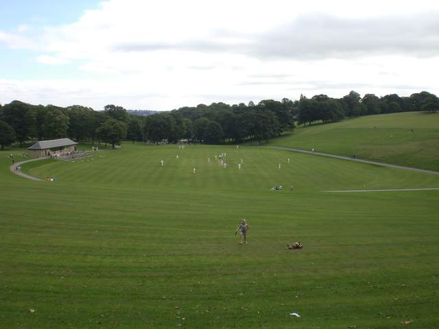 Cricket in Roundhay Park
