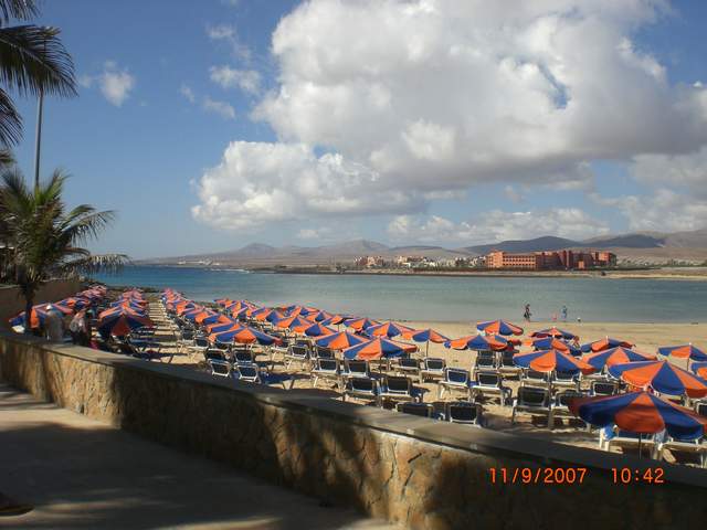 Beach from Barcelo El Castillo complex