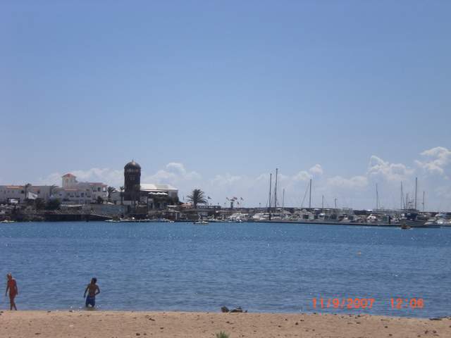 View across the bay