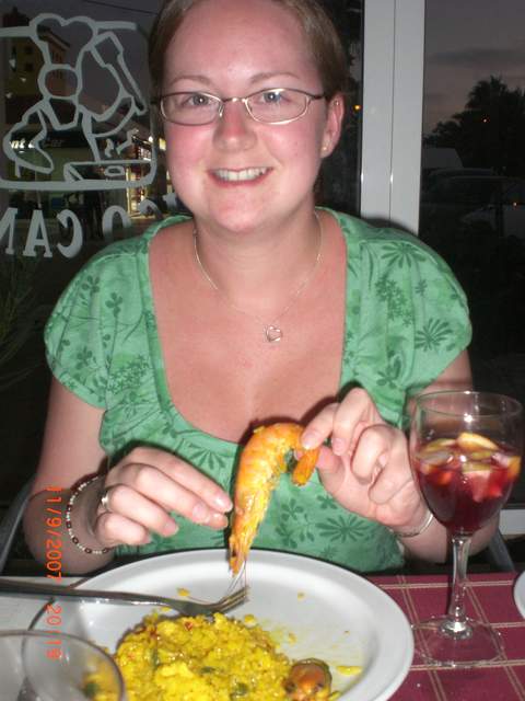 Big prawn...