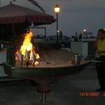 BBQ fish on a stick!