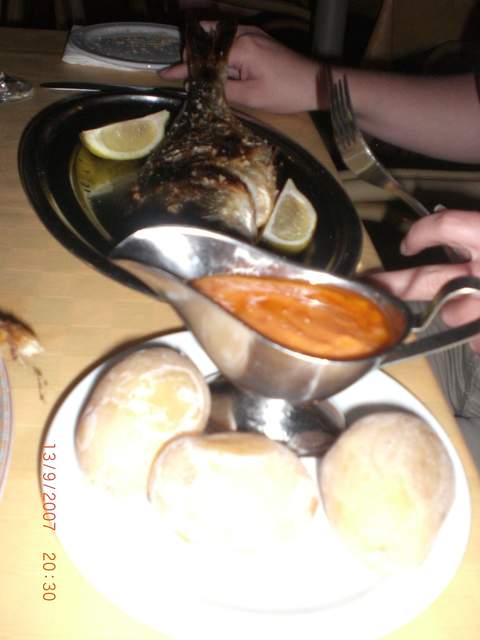 Canarian potatoes with mojo sauce.. mmmmm