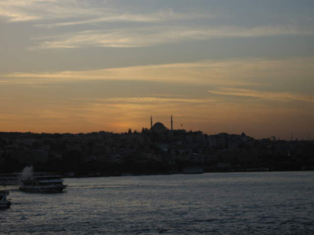 Sunset from Galata Bridge