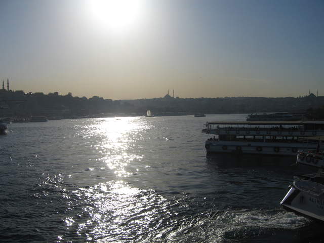 Sunset from Galata Bridge